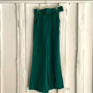 House of Harlow 1960 x Revolve Mona Belted Pant Emerald Green